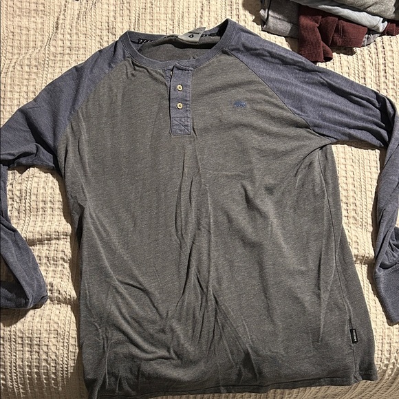 Gongshow Hockey Other - Men's Gongshow Hockey Gray Henley Shirt